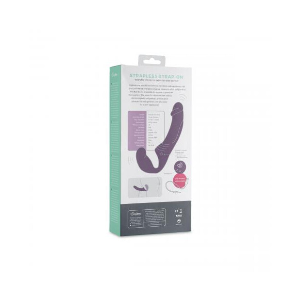 EasyToys Strapless Strap-On Vibrator Lila 21,6 cm ⌀ 4,0 cm
