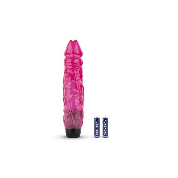 Jelly Supreme Realistic Vibrator Pink/Glitter