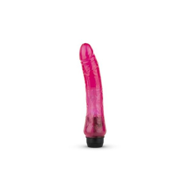 Jelly Passion Realistic Vibrator Pink