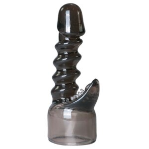 EasyToys Spiral Wand Attachment Aufsatz Schwarz