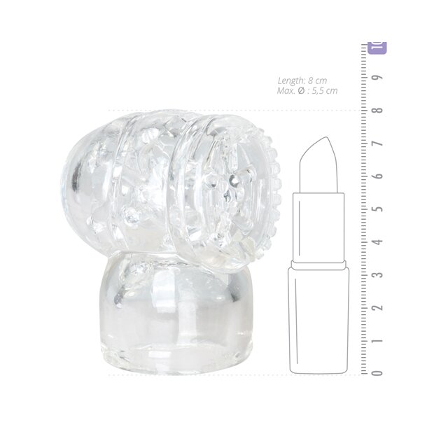 EasyToys Wand Attachment For Men Aufsatz Transparent