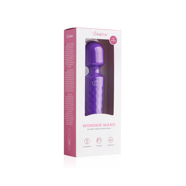 EasyToys Mini Wand Vibrator Purple