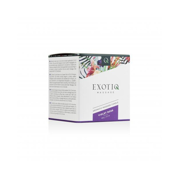 Exotiq Massagekerze Violet Rose 60g
