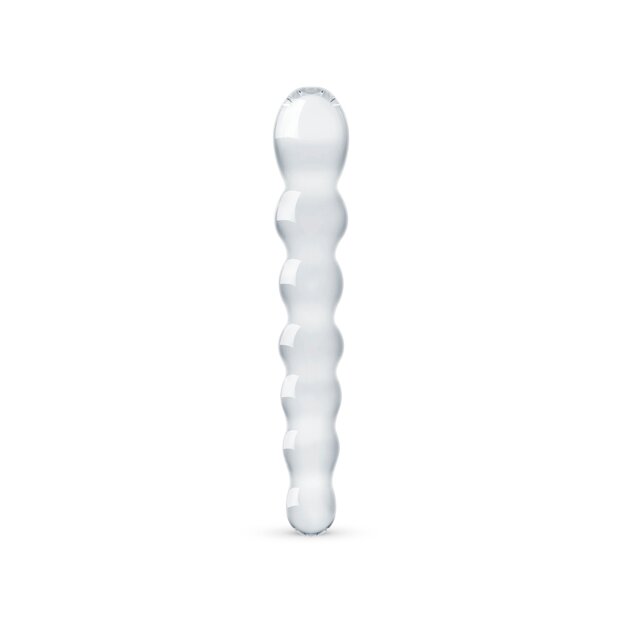 Gildo Glass Dildo Glasdildo Transparent 20 cm ⌀ 3,3 cm
