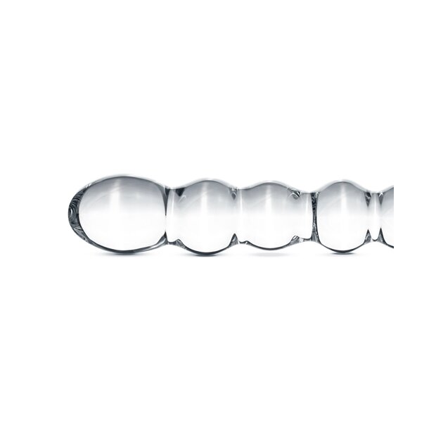 Gildo Glass Dildo Glasdildo Transparent 20 cm ⌀ 3,3 cm