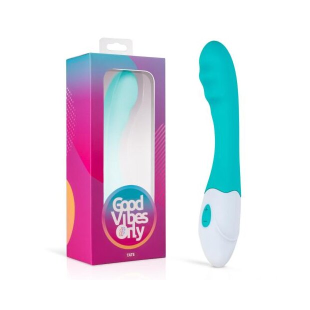 Good Vibes Only Tate G-Punkt Vibrator Türkis 20 cm