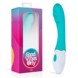 Good Vibes Only Tate G-Punkt Vibrator Türkis 20 cm
