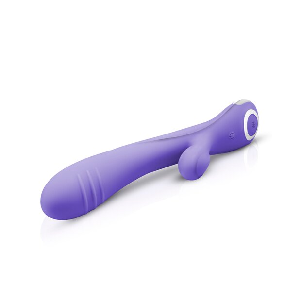 Good Vibes Only Fane Rabbit Vibrator Lila 22 cm
