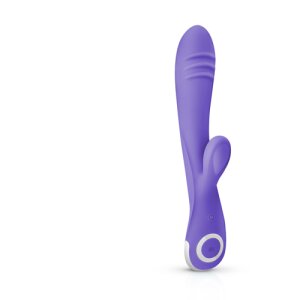 Good Vibes Only Fane Rabbit Vibrator Lila 22 cm