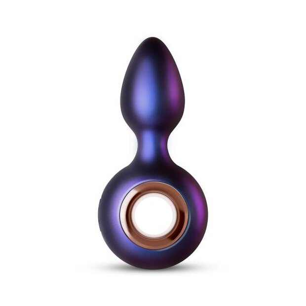 Hueman Deep Space Vibrating Anal Plug Lila ⌀ 3,5 cm