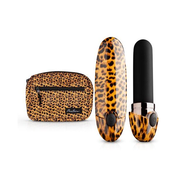 Panthra Asha Lipstick Vibrator Leopard 10 cm