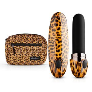 Panthra Asha Lipstick Vibrator Leopard 10 cm