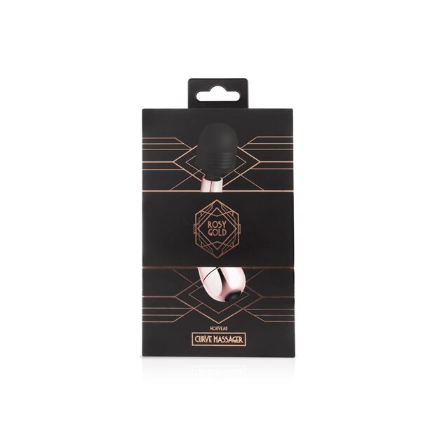 Rosy Gold Nouveau Mini Curve Massager Vibrator Rosa