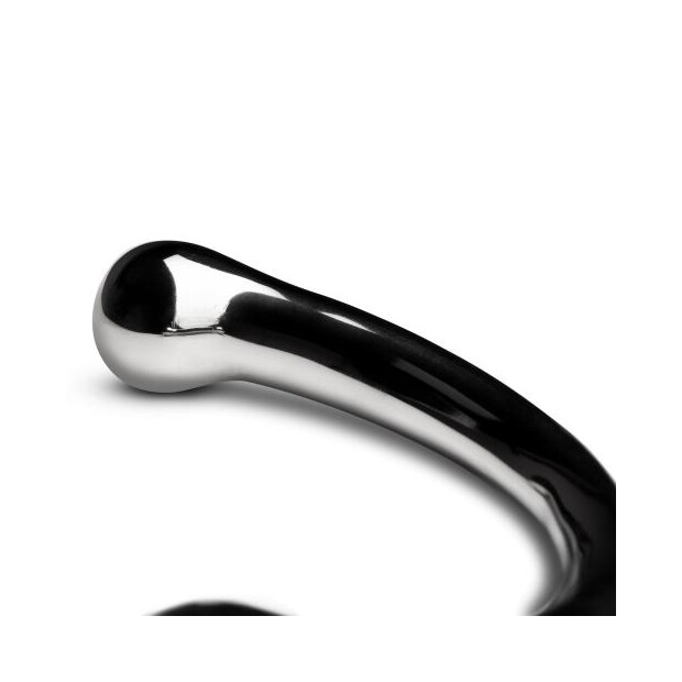 Sinner Gear The Curvey G-Spot Metalldildo Schwarz 26,5 cm