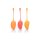 CalExotics Kegel Training Set Mango Liebeskegel Mehrfarbig ⌀ 3,25 cm 3 Teilig