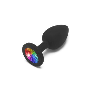 TOYJOY Rainbow Booty Jewel Small Black Analplug Schwarz ⌀...