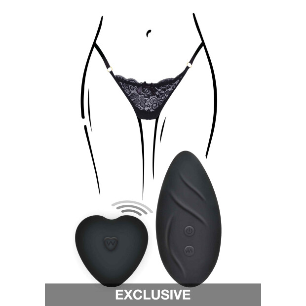 TOYJOY Angel Panty Vibe Panty Vibrator Schwarz 9,3 cm