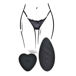 TOYJOY Angel Panty Vibe Panty Vibrator Schwarz 9,3 cm