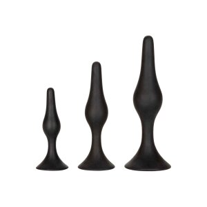 CalExotics Silicone Anal Starter Kit Analplugs Schwarz 3...