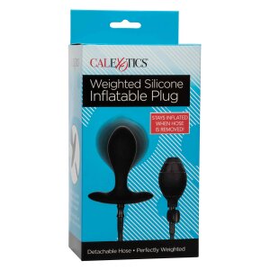 Silicone Inflatable Plug Black