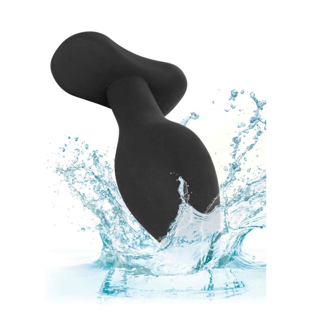 CalExotics Silicone Anal Exerciser Kit Analplugs Schwarz 3 Teilig