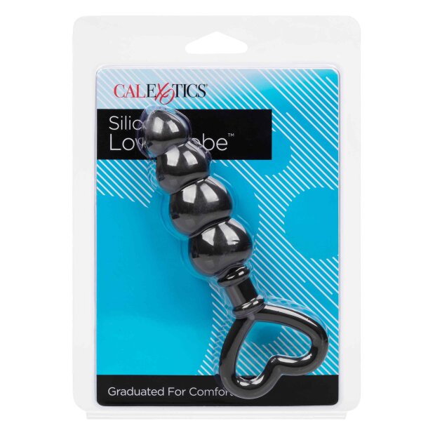 CalExotics Silicone Love Probe Analplug Schwarz 11,5 cm ⌀ 3,75 cm