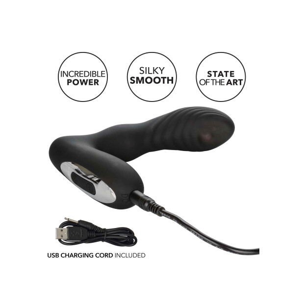 CalExotics Eclipse Roller Ball Probe Prostatamassager Schwarz ⌀ 3,25 cm