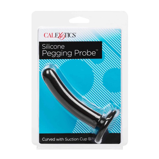 CalExotics Silicone Pegging Probe Spezialdildo Schwarz 12,75 cm