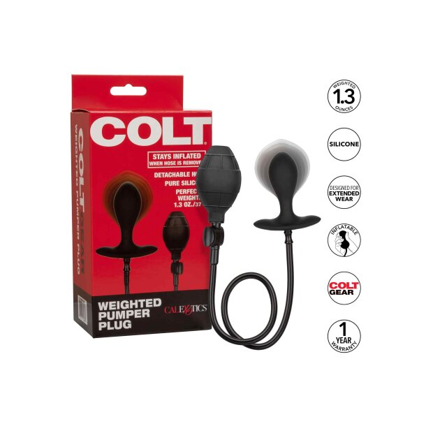 COLT Weighted Pumper Plug Black