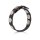CalExotics Leather Multi-Snap Ring Black Penisring Schwarz
