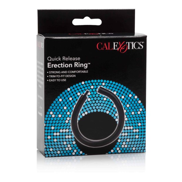 CalExotics Quick Release Ring Penisring Schwarz