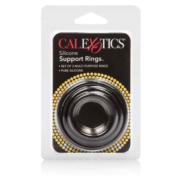 Silicone Support Rings Black