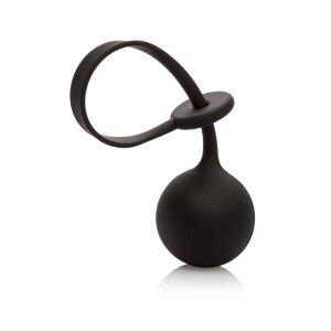 CalExotics Weighted Lasso Ring Cockring Schwarz ⌀ 4,5 cm