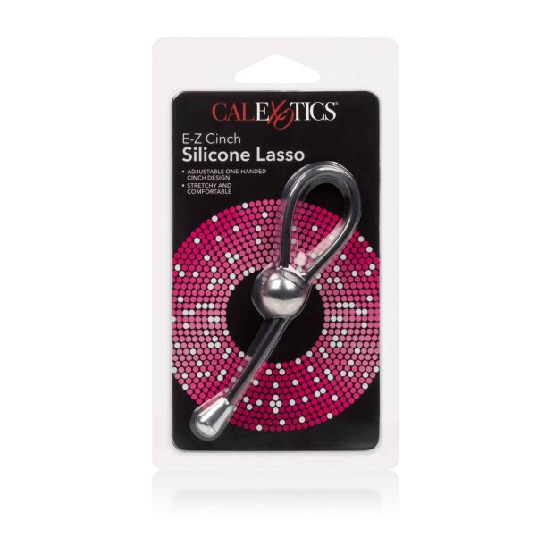 CalExotics E-Z Cinch Silicone Lasso Penisschlaufe Schwarz