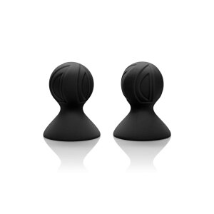 Silicone Pro Nipple Suckers Black