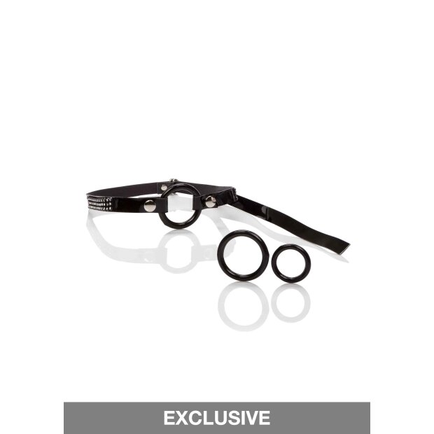 Open Ring Gag Black