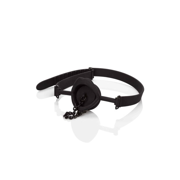 Scandal Silicone Stopper Gag Black