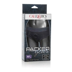 Packer Gear Brief Harness Black M/L