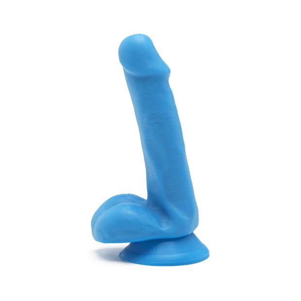 Happy Dicks Dildo 6 inch Balls Blue