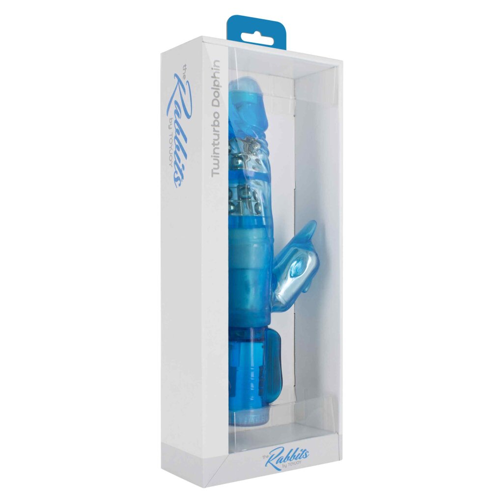 blue dolphin sex toy Twinturbo Dolphin Vibrator Blue, 59,95 € main image 0