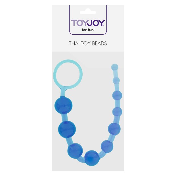 TOYJOY Thai Toy Beads Analkugeln Blau 25,5 cm ⌀ 2,5 cm