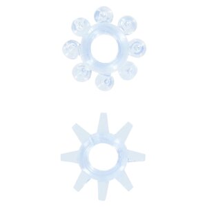 Power Stretchy Rings 2pcs Blue