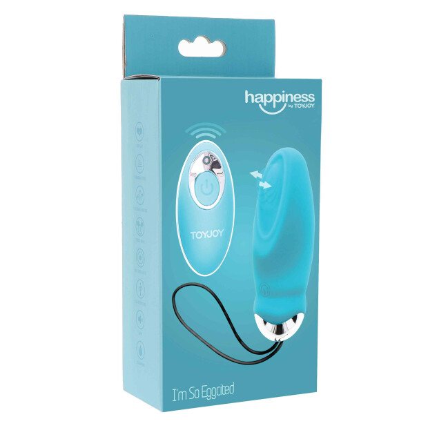 TOYJOY Im so Eggcited Blue Vibro-Ei Blau 8,9 cm ⌀ 3,3 cm