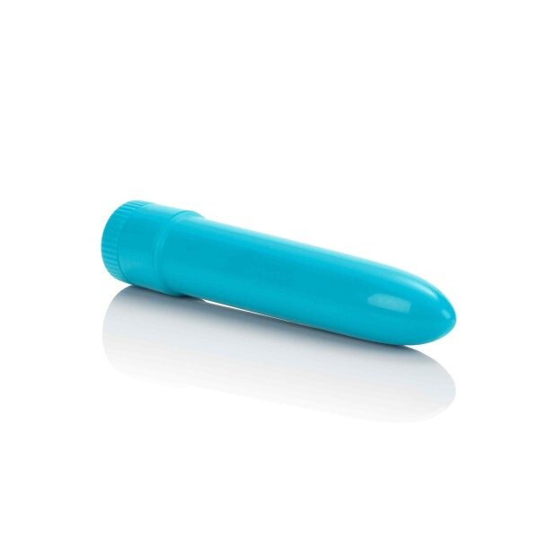 CalExotics Neon Vibe Mini Vibrator Blau 11,5 cm ⌀ 2,5 cm