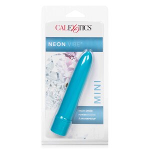CalExotics Neon Vibe Mini Vibrator Blau 11,5 cm ⌀ 2,5 cm