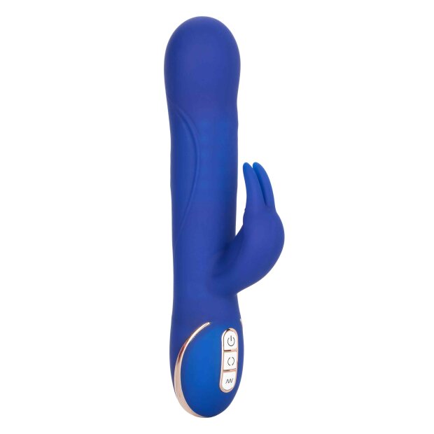 CalExotics Silicone Rotating Rabbit Vibrator Blau 22,75 cm