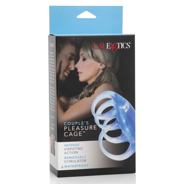 CalExotics Couples Pleasure Cage Penishülle Blau