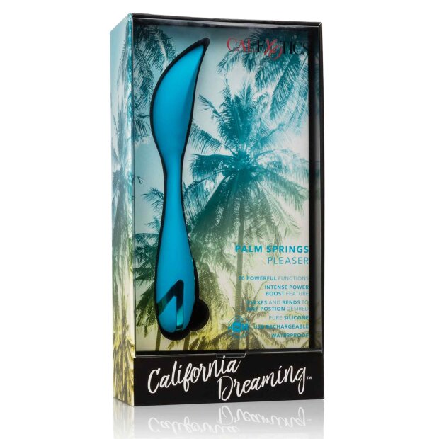 CalExotics Palm Springs Pleaser Vibrator Blau 15,3 cm ⌀ 3,75 cm