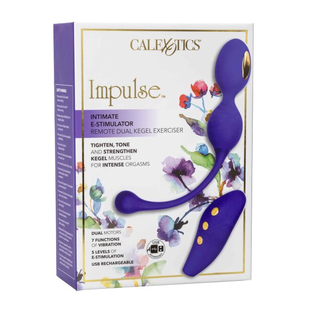 CalExotics Estim Dual Kegel Exerciser Liebeskugeln Blau ⌀ 3,3 cm