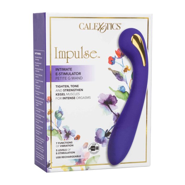 CalExotics Estim Petite G Wand G-Punkt Vibrator Blau 19 cm ⌀ 3,75 cm